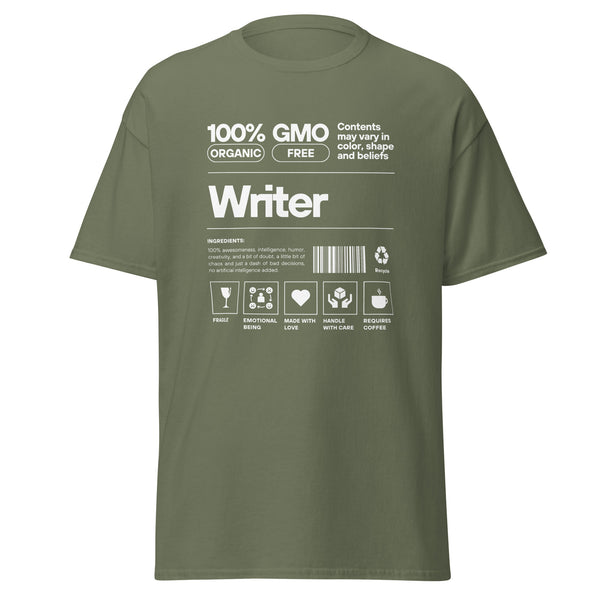 T-Shirt Classic - Writer white ein Produkt von SCHIETKRAM