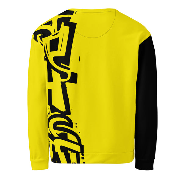 Allover Print Sweatshirt - Notes yellow ein Produkt von SCHIETKRAM