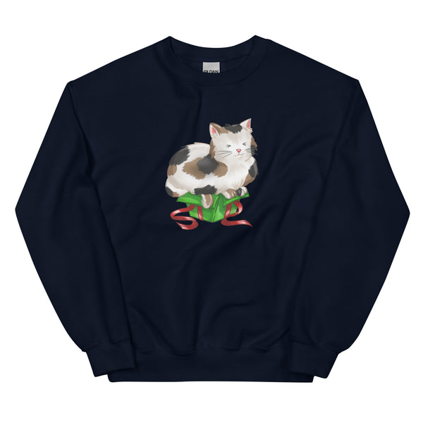 Sweatshirt - Weihnachts-Katze Geschenk by Wanderkraehe ein Produkt von SCHIETKRAM