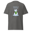 T-Shirt Classic - Weihnachts-Katze Schnee by Wanderkraehe ein Produkt von SCHIETKRAM