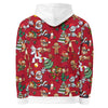 Allover Print Hoodie - Crazy Christmas ein Produkt von SCHIETKRAM