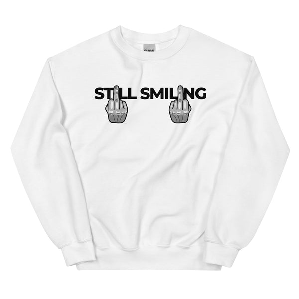 Sweatshirt - Still Smiling black ein Produkt von SCHIETKRAM