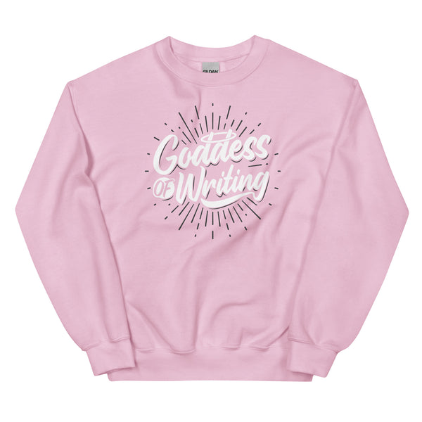 Sweatshirt - Goddess of Writing white ein Produkt von SCHIETKRAM