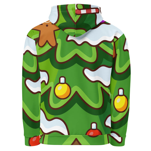 Allover Print Hoodie - Weihnachten Tree one ein Produkt von SCHIETKRAM