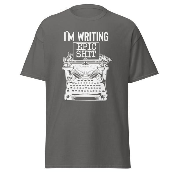 T-Shirt Classic - Writing Epic Shit white ein Produkt von SCHIETKRAM