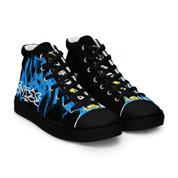 Canvas High-Top Sneaker - Good Mood black ein Produkt von SCHIETKRAM