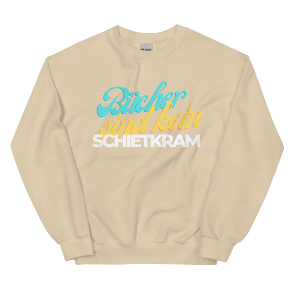 Sweatshirt - Bücher sind kein Schietkram white ein Produkt von SCHIETKRAM