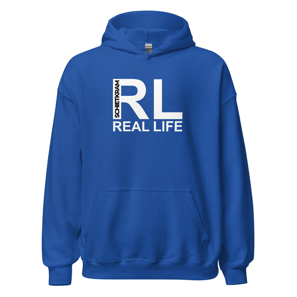 Hoodie Classic - Real Life white ein Produkt von SCHIETKRAM