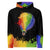 Allover Print Hoodie - Prideballon black by Wanderkraehe ein Produkt von SCHIETKRAM