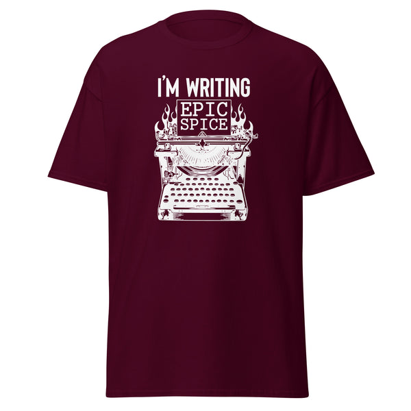 T-Shirt Classic - I'm writing epic spice white ein Produkt von SCHIETKRAM