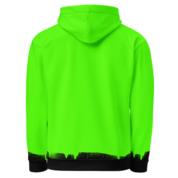 Allover Print Hoodie - Green Message ein Produkt von SCHIETKRAM