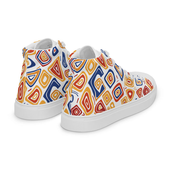Canvas High-Top Sneaker - Africa white ein Produkt von SCHIETKRAM