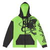 Zip-Hoodie Allover-Print - Oktopus ein Produkt von SCHIETKRAM