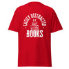 T-Shirt Classic - Easily Distracted by Books white ein Produkt von SCHIETKRAM