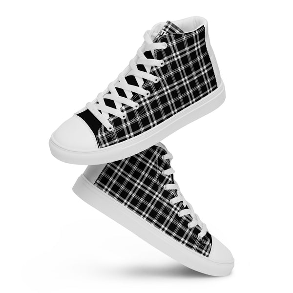 Canvas High-Top Sneaker - Karo white ein Produkt von SCHIETKRAM