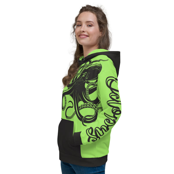 Allover Print Hoodie - Oktopus ein Produkt von SCHIETKRAM