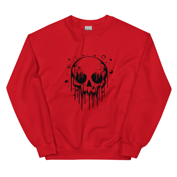Sweatshirt - Melting Skull black ein Produkt von SCHIETKRAM
