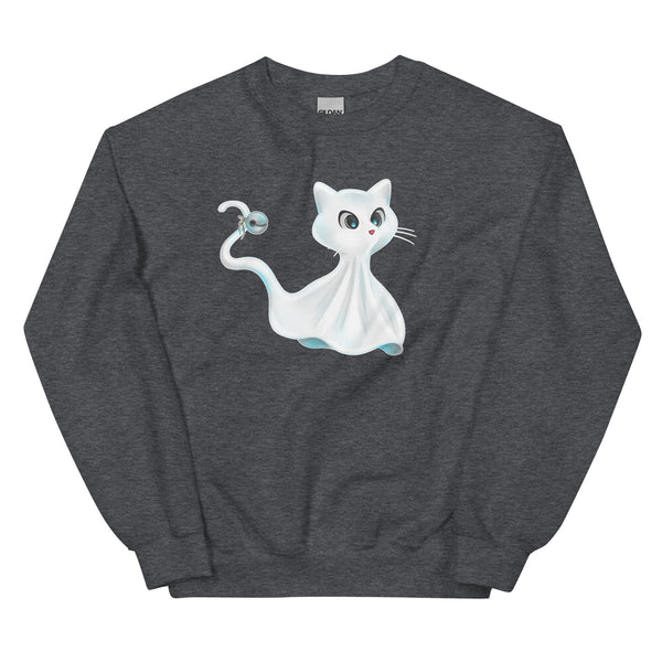 Sweatshirt - Ghost Cat by Wanderkraehe ein Produkt von SCHIETKRAM