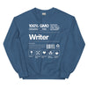 Sweatshirt - Writer white ein Produkt von SCHIETKRAM