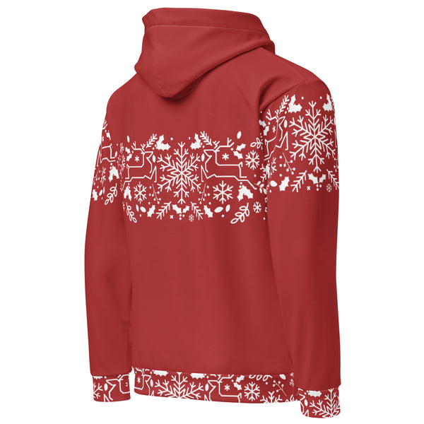 Allover Print Hoodie - Weihnachten Tres Chic ein Produkt von SCHIETKRAM