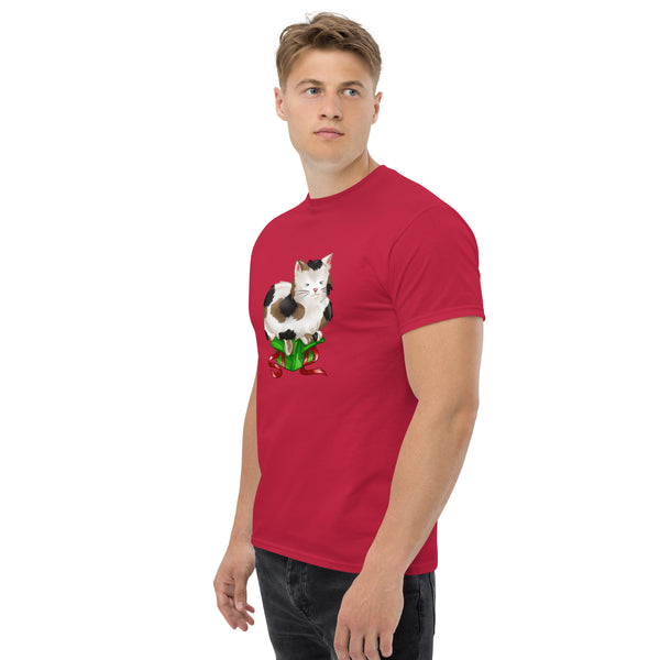 T-Shirt Classic - Weihnachts-Katze Geschenk by Wanderkraehe ein Produkt von SCHIETKRAM
