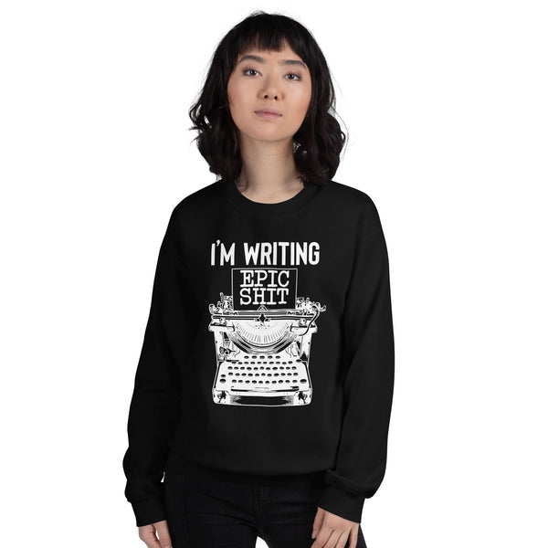 Sweatshirt - Writing Epic Shit white ein Produkt von SCHIETKRAM
