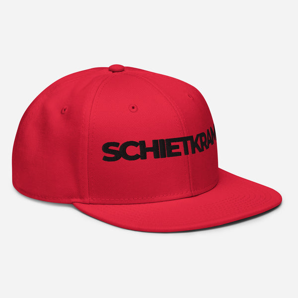 Snapback Hat - SCHIETKRAM 3D black ein Produkt von SCHIETKRAM