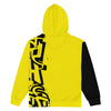 Zip-Hoodie Allover-Print - Notes yellow ein Produkt von SCHIETKRAM