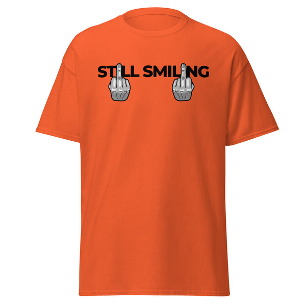 T-Shirt Classic - Still Smiling black ein Produkt von SCHIETKRAM