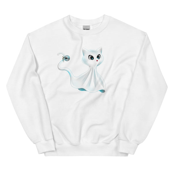 Sweatshirt - Ghost Cat by Wanderkraehe ein Produkt von SCHIETKRAM