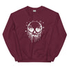 Sweatshirt - Melting Skull white ein Produkt von SCHIETKRAM