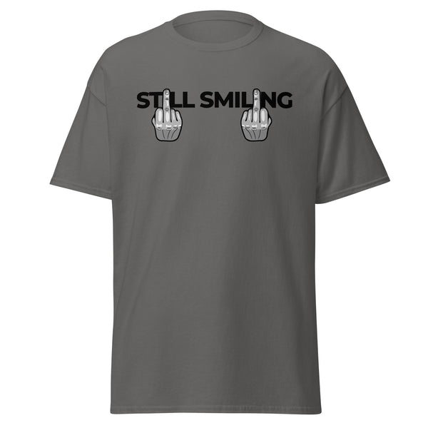 T-Shirt Classic - Still Smiling black ein Produkt von SCHIETKRAM