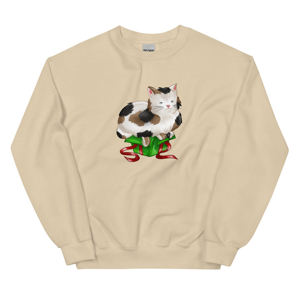 Sweatshirt - Weihnachts-Katze Geschenk by Wanderkraehe ein Produkt von SCHIETKRAM