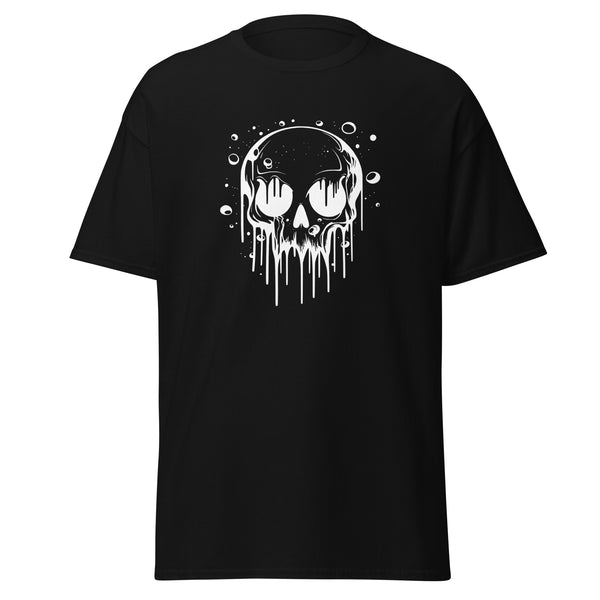 T-Shirt Classic - Melting Skull white ein Produkt von SCHIETKRAM