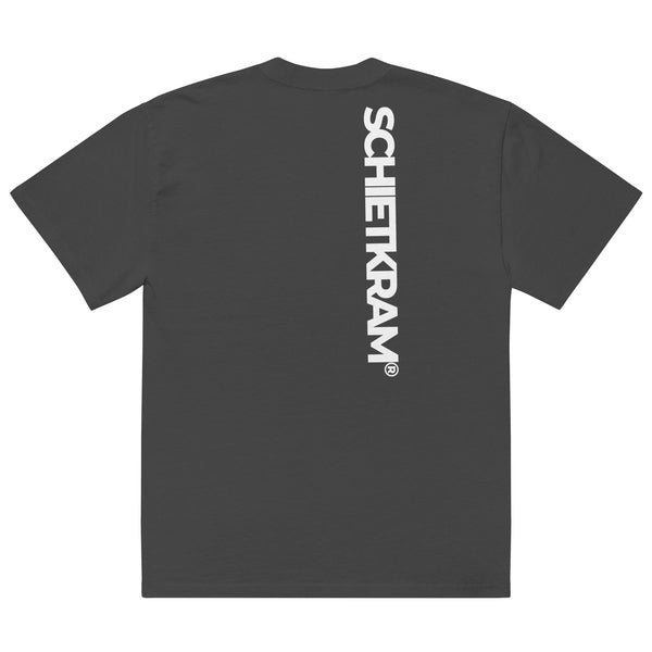 Oversized faded T-shirt - SCHTKRM white ein Produkt von SCHIETKRAM
