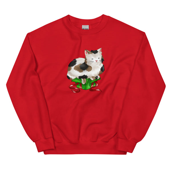 Sweatshirt - Weihnachts-Katze Geschenk by Wanderkraehe ein Produkt von SCHIETKRAM