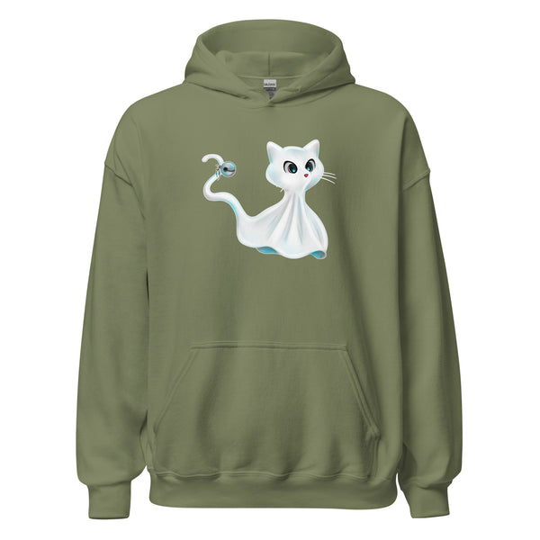 Hoodie Classic - Ghost Cat by Wanderkraehe ein Produkt von SCHIETKRAM
