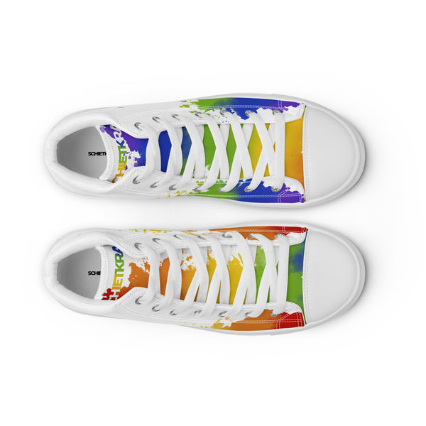 Canvas High-Top Sneaker - Prideballon white by Wanderkraehe ein Produkt von SCHIETKRAM