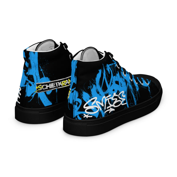 Canvas High-Top Sneaker - Good Mood black ein Produkt von SCHIETKRAM