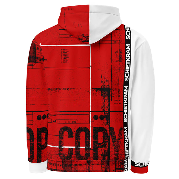 Allover Print Hoodie - Grunge three ein Produkt von SCHIETKRAM