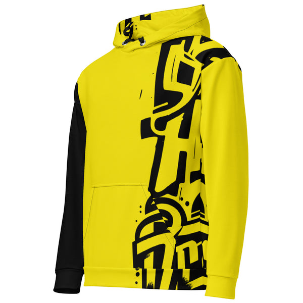 Allover Print Hoodie - Notes yellow ein Produkt von SCHIETKRAM