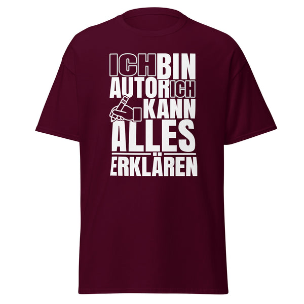 T-Shirt Classic - Ich kann alles erklären white ein Produkt von SCHIETKRAM