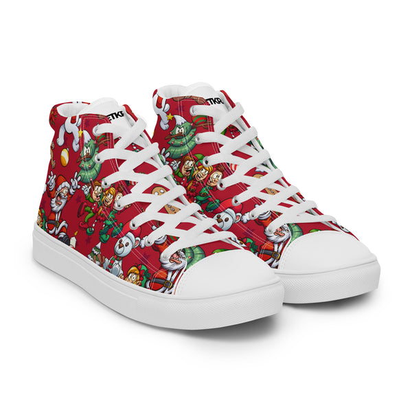 Canvas High-Top Sneaker - Crazy Christmas ein Produkt von SCHIETKRAM