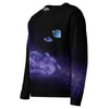 Allover Print Sweatshirt - Galaxy Cat by Wanderkraehe ein Produkt von SCHIETKRAM