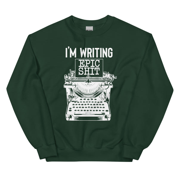 Sweatshirt - Writing Epic Shit white ein Produkt von SCHIETKRAM