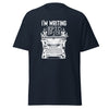 T-Shirt Classic - I'm writing epic spice white Navy ein Produkt von SCHIETKRAM