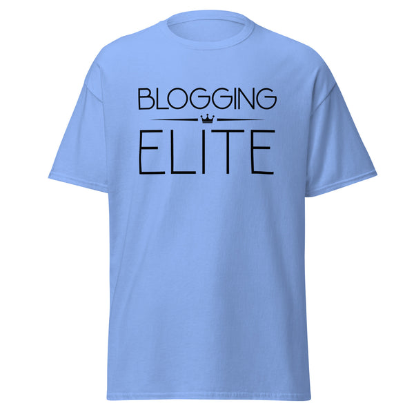 T-Shirt Classic - Blogging Elite black Carolina Blue ein Produkt von SCHIETKRAM
