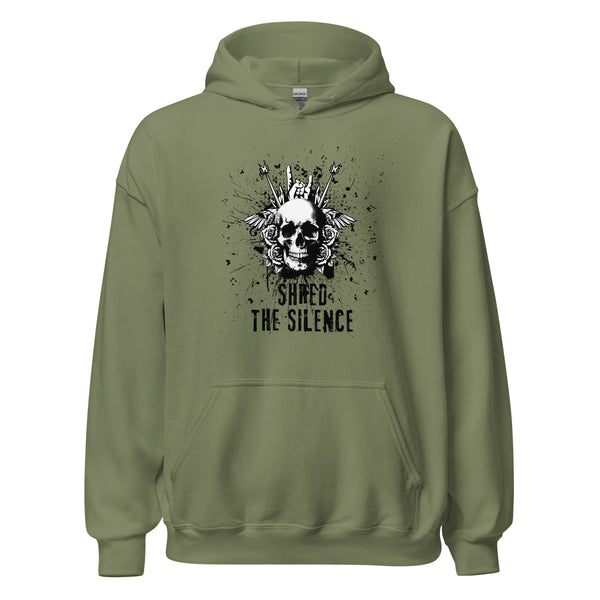 Hoodie Classic - Shred the Silence Military Green ein Produkt von SCHIETKRAM