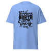 T-Shirt Classic - Anything worth having black Carolina Blue ein Produkt von SCHIETKRAM