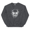 Sweatshirt - Melting Skull white Dark Heather ein Produkt von SCHIETKRAM